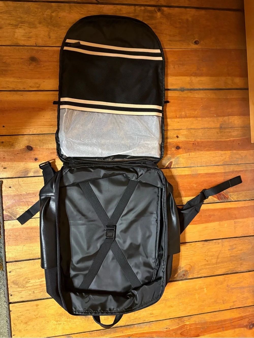 Beis The Travel Backpack - Black - NWOT